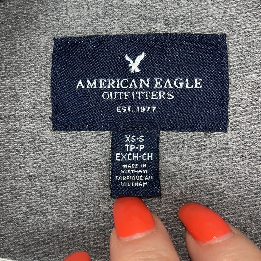 American Eagle Outfitters open face shrt sleeve cardigan Sz XS/S - Picture 8 of 10